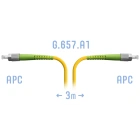 SNR SNR-PC-FC/APC-A-3m Патчкорд оптический