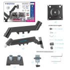 Kromax OFFICE-14 BLACK 90804 Настольный кронштейн 7