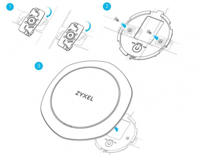 ZyXEL ACCESSORY-ZZ0105F Комплект крепежей на Т-профиль 2
