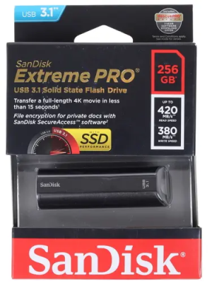 SanDisk Extreme PRO 256Gb Память USB Flash SDCZ880-256G-G46 5