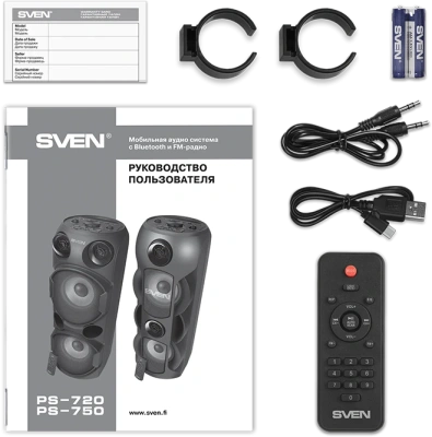 SVEN АС PS-720 SV-019600 Портативная аудиосистема 1