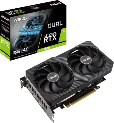 ASUS Dual GeForce RTX™ 3060 V2 12GB GDDR6 DUAL-RTX3060-12G-V2 Видеокарта 90YV0GB3-M0NA10 9