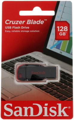 SanDisk Cruzer Blade 128GB SDCZ50-128G-B35 Флэш-накопитель 1