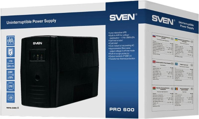 SVEN Pro 600 SV-013837 Источник бесперебойного питания 1