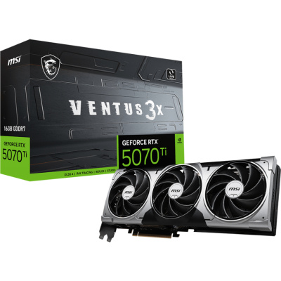 MSI GEFORCE RTX 5070 TI 16G VENTUS 3X Видеокарта 7