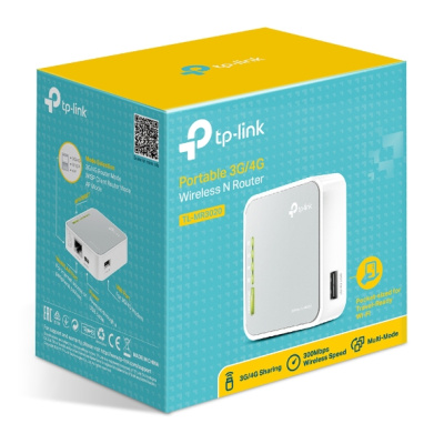 TP-Link TL-MR3020 N300 3G/4G Портативный Wi-Fi роутер с сим картой 3G и 4G 2