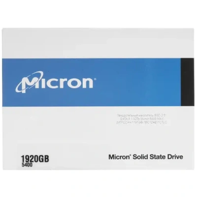 Micron 5400 MAX 1920GB Серверный SSD накопитель MTFDDAK1T9TGB-1BC1ZABYY 4