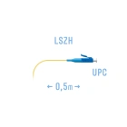 SNR PIGTAIL LC/UPC SM 0,5 M Пигтейл 2