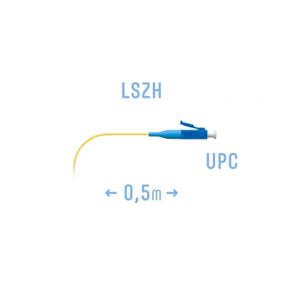 SNR PIGTAIL LC/UPC SM 0,5 M Пигтейл 1