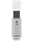 Smartbuy V-Cut series Silver 4Gb Память USB Flash SB4GBVC-S