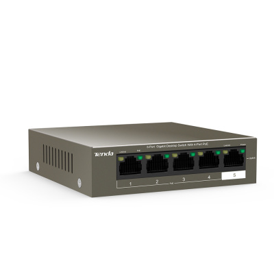 Tenda TEG1105P-4-63W Коммутатор  1