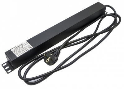 Hyperline SHE19-8IEC-S-2.5EU Блок розеток 1