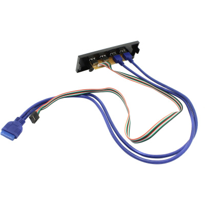 Exegate U5H-614 EX269460RUS Фронтальная панель 1