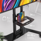 ONKRON TS1551 BLACK Мобильная стойка 7