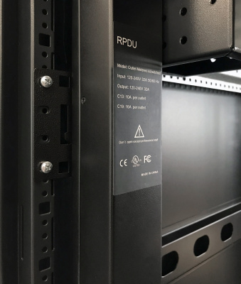 Hyperline PMR-1U-TM-RAL9005 Кронштейн 3