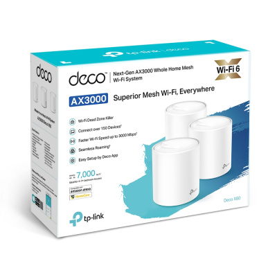 TP-Link Deco X60 (3-pack) AX3000 Домашняя Mesh Wi-Fi система 3