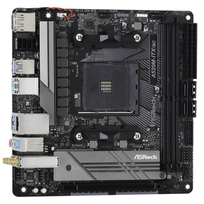 ASRock A520M-ITX/AC Материнская плата 1
