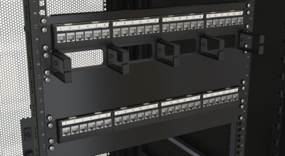 Hyperline BPV-1-RAL9005 Фальш-панель 1