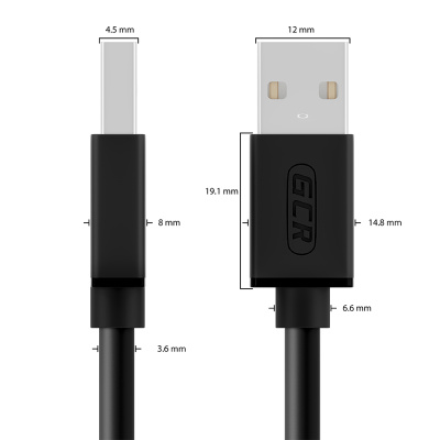 GCR PRO GCR-UM2M-BB2S-1.5M Кабель 3