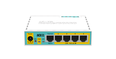 MikroTik hEX PoE lite (RB750UPR2) PoE маршрутизатор 650 МГц  1