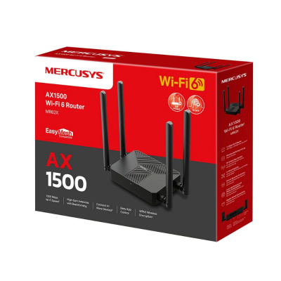 Mercusys MR62X AX1500 Wi-Fi 6 Router Маршрутизатор 3