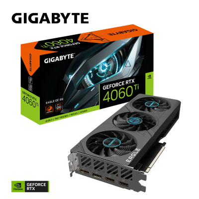 Gigabyte GeForce RTX 4060 Ti EAGLE OC Видеокарта GV-N406TEAGLE OC-8GD 10