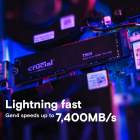 Crucial T500 2TB CT2000T500SSD8 Твердотельный накопитель SSD 2