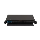 NIKOMAX NMF-RP08LCUS2-TS-P1-1U-BK Оптический кросс