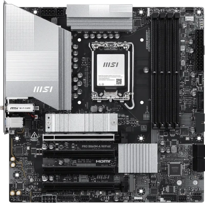 MSI PRO B860M-A WIFI6E Материнская плата 1