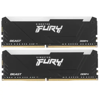 Kingston FURY Beast Black RGB KF436C17BB2AK4/32 Оперативная память
