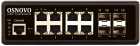 OSNOVO SW-70804/IL Промышленный гигабитный L2+ коммутатор