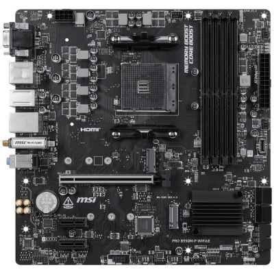MSI PRO B550M-P WIFI6E Материнская плата 1