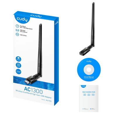 Cudy WU1400 Адаптер беспроводной связи (Wi-Fi) 5