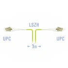 SNR SNR-PC-LC/UPC-MM5-DPX-Uniboot-3m Патчкорд оптический