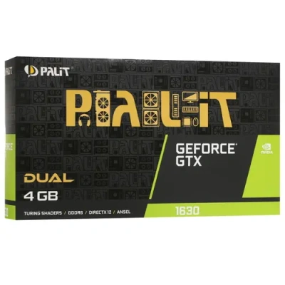 Palit GeForce GTX 1630 Dual Видеокарта NE6163001BG6-1175D 4