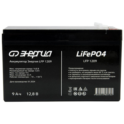 Энергия LFP 1209 (L0201-0154) Аккумулятор 2