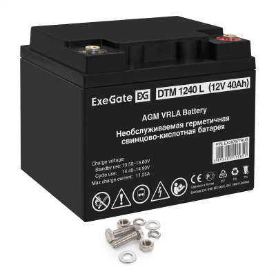Exegate DTM 1240 L EX282977RUS Аккумуляторная батарея 6