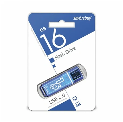 Smartbuy Glossy Blue16Gb USB флэш-накопитель SB16GBGS-B 2