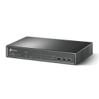 TP-Link TL-SF1009P 9-портовый настольный 10/100 Мбит/с коммутатор с 8 портами PoE+ 2