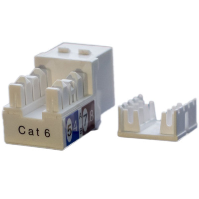 Hyperline KJ9-8P8C-C6-90-WH Вставка 1