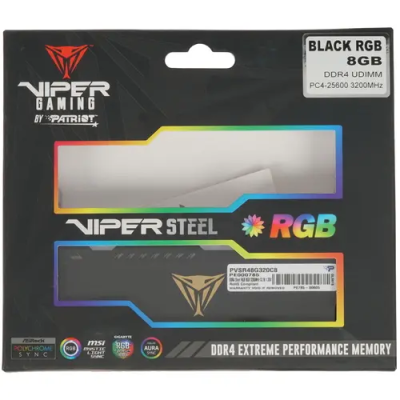 Patriot Viper Steel RGB 8GB Модуль памяти PVSR48G320C8 3