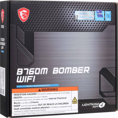 MSI B760M BOMBER WIFI Материнская плата 7