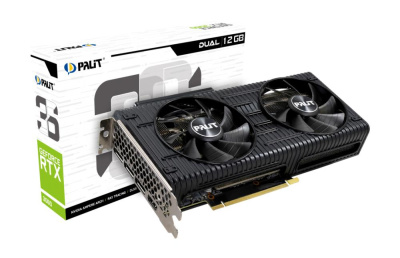 Palit GeForce RTX 3060 Dual (LHR) Видеокарта NE63060019K9-190AD