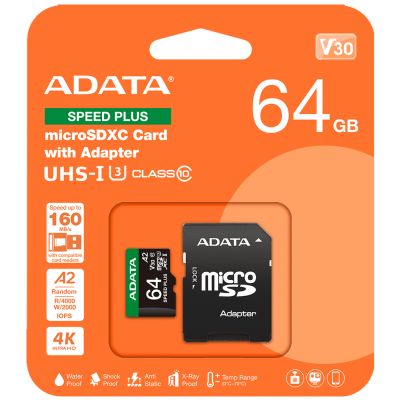 ADATA Speed Plus UD64GUI3V30A2SP-RA1 Карта памяти 2