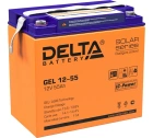 Delta GEL 12-55 (12V/55Ач) Свинцово- кислотный аккумулятор
