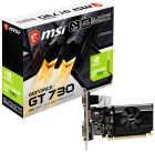 MSI GeForce GT 730 Видеокарта N730K-2GD3/LP 4