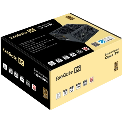 ExeGate 80 PLUS Bronze 750PPH EX292343RUS Блок питания 3