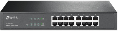 TP-Link TL-SG1016D 16-портовый гигабитный настольный/монтируемый в стойку коммутатор