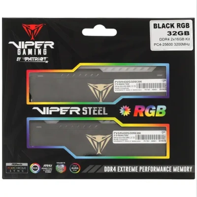 Patriot Viper Steel RGB 32 ГБ Оперативная память PVSR432G320C8K 3