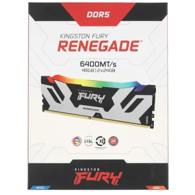 Kingston FURY Renegade Silver RGB KF564C32RSAK2-48 Модуль памяти 3